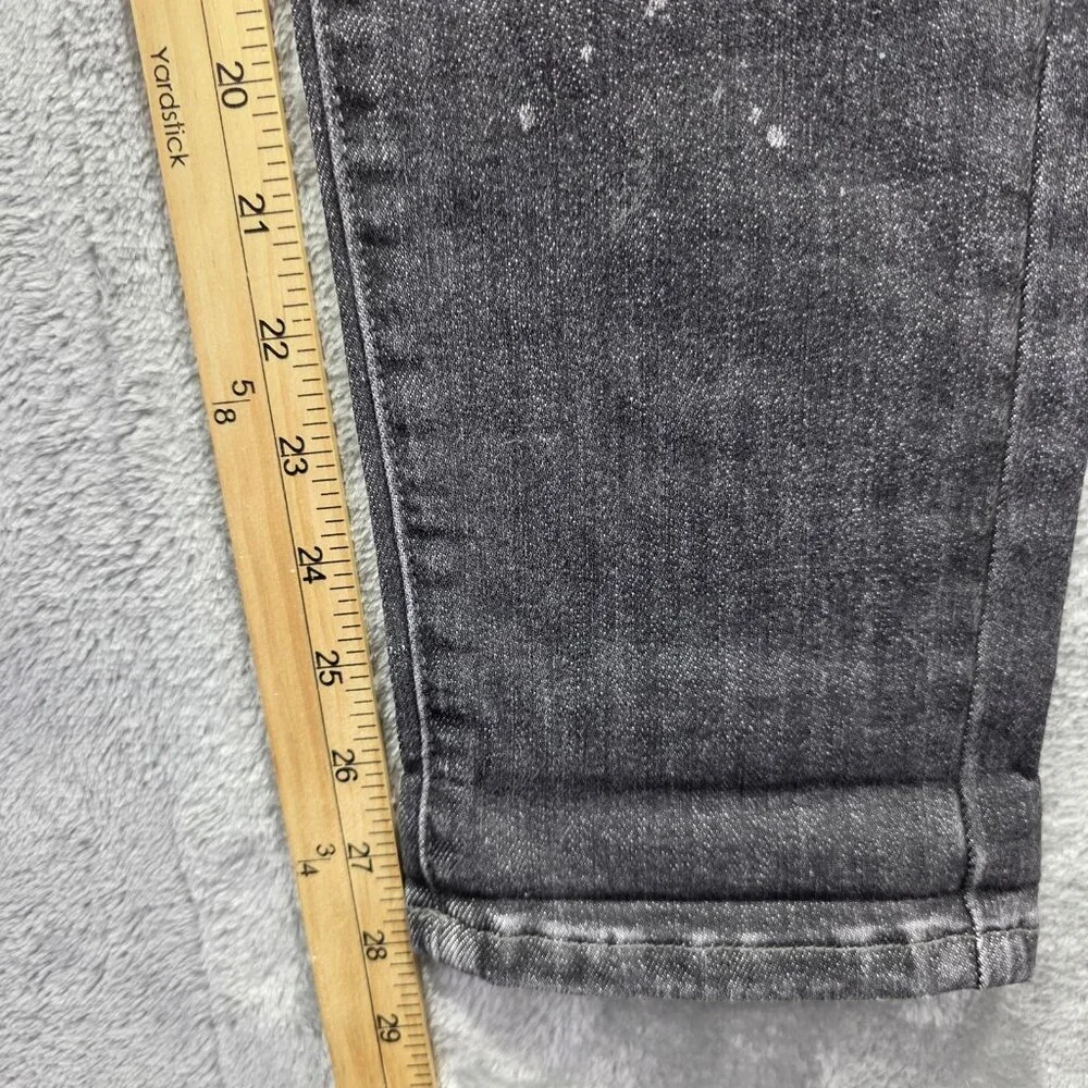 Judy Blue Jeans Womens 7 28 Black Distressed Boyfriend Fit Mid Rise JB8867 NWT